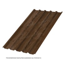Профнастил кровельный НС-35x1000 ECOSTEEL 0.5 Мореный Дуб