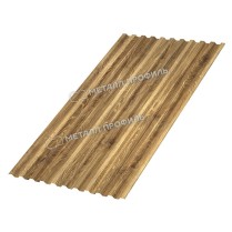 Профнастил кровельный С-21x1000 ECOSTEEL текстурированный 0.5 ЗолотойДуб