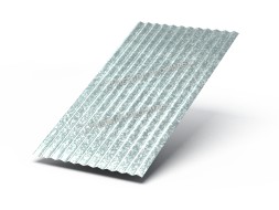 Профнастил стеновой МП-18x1100 Цинк 0.45 Zn