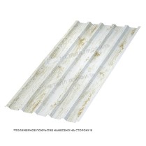 Профнастил кровельный МП-35x1035 ECOSTEEL матовый 0.5 Беленый Дуб