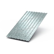 Профнастил стеновой МП-20х1100 Цинк 0.8 Zn