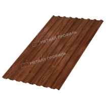 Профнастил стеновой МП-20х1100 ECOSTEEL 0.5 Мореный Дуб